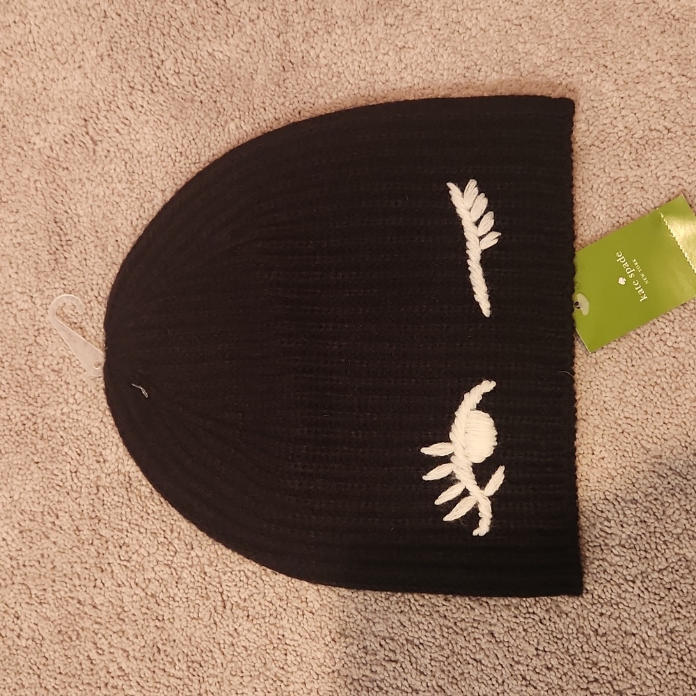 Kate Spade New York Winking Beanie, NWT - Picture 3 of 6